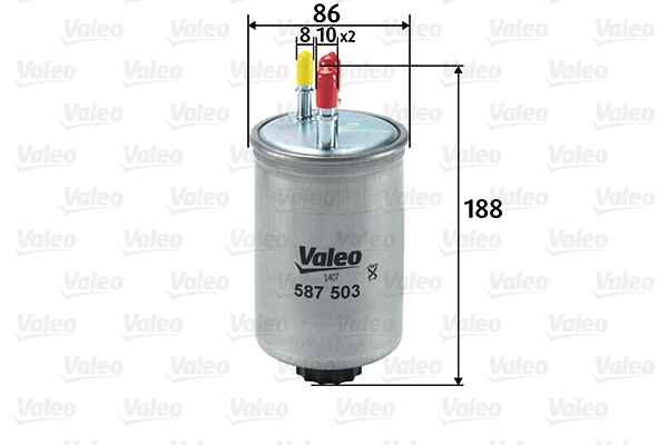 Polttoainesuodatin VALEO 587503