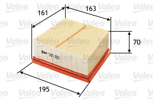 Ilmansuodatin VALEO 585160