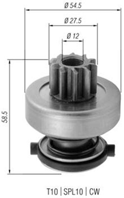 Hammaspyörä, käynnistys MAGNETI MARELLI 940113020376
