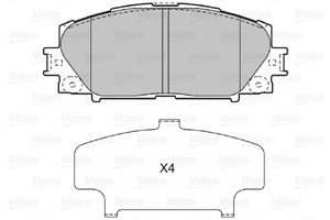 Jarrupalasarja, levyjarru, Etuakseli, DAIHATSU CHARADE, TOYOTA IQ, PREMIO, PRIUS C, YARIS, YARIS / VIOS Sedan, 04465-52200, 04465-52260,