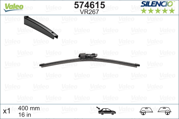 Pyyhkijänsulka VALEO 574615