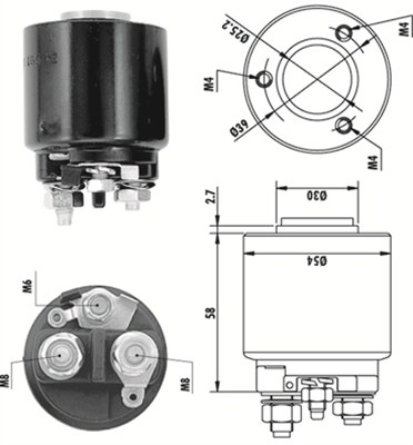 Magneettikytkin, käynnistin MAGNETI MARELLI 940113050140