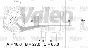 Laturi, CITROËN,FIAT,PEUGEOT, 5701D9, 5701-D9, 5705E5, 5705-E5, 5705F7, 5705-F7, 5705H6, 5705-H6, 5705HL, 5705-HL, 95667745, 95667745R,