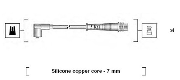 Sytytysjohtosarja MAGNETI MARELLI 941095790617