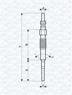 Hehkutulppa MAGNETI MARELLI 062900079304