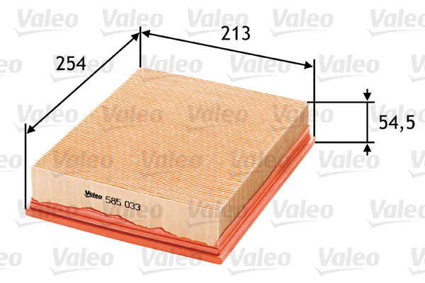 Ilmansuodatin VALEO 585033