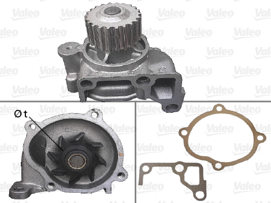Vesipumppu VALEO 506880