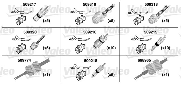 O-rengas -korjaussarja VALEO 509735