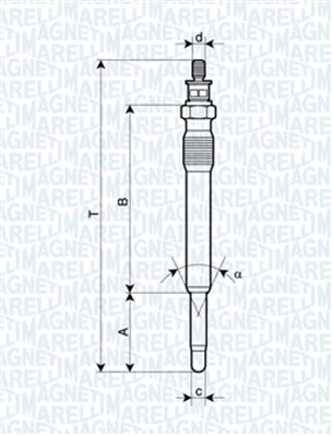 Hehkutulppa MAGNETI MARELLI 062900001304