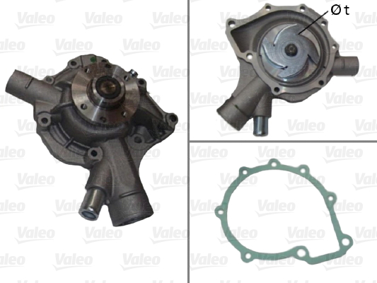 Vesipumppu VALEO 506651
