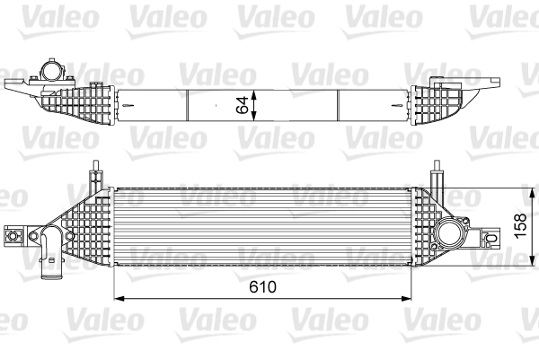 Välijäähdytin VALEO 818633