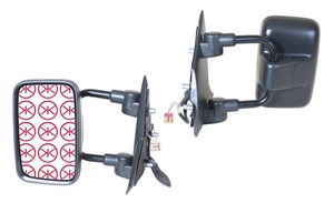 Taustapeili, Vasen, VW TRANSPORTER Flak/chassi V, 7H0 857 507A 9B9, 7J0 857 547B, 7J0 857 547G