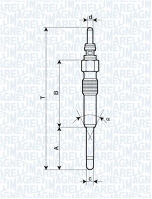 Hehkutulppa MAGNETI MARELLI 062900085304