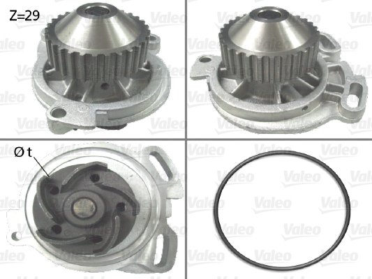 Vesipumppu VALEO 506132