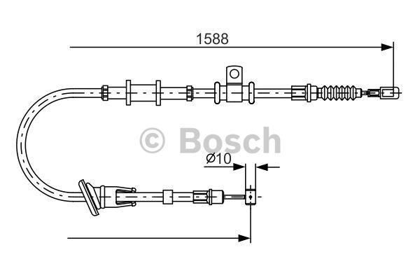 Käsijarruvaijeri BOSCH 1 987 482 246