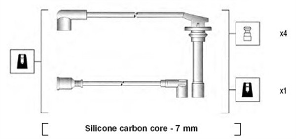 Sytytysjohtosarja MAGNETI MARELLI 941275010862