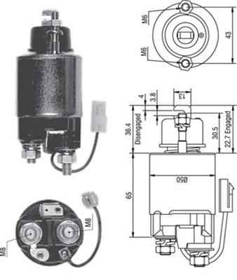 Magneettikytkin, käynnistin MAGNETI MARELLI 940113050232