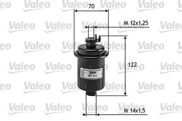 Polttoainesuodatin VALEO 587211