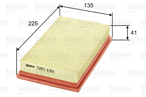 Ilmansuodatin VALEO 585139