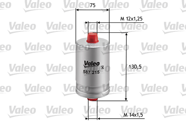 Polttoainesuodatin VALEO 587215