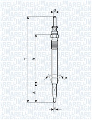Hehkutulppa MAGNETI MARELLI 062900078304