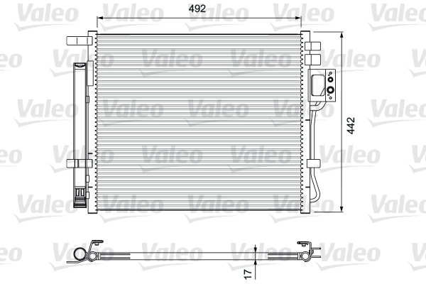 Lauhdutin, ilmastointilaite VALEO 814404