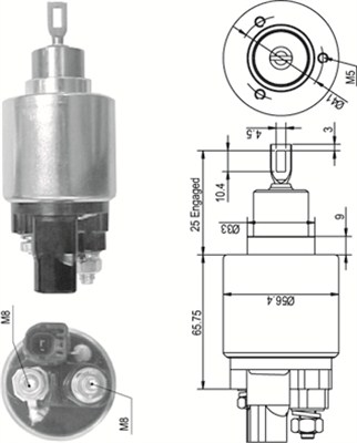 Magneettikytkin, käynnistin MAGNETI MARELLI 940113050349