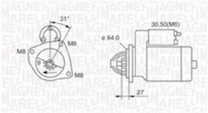 Käynnistin, IVECO,RENAULT TRUCKS, 1516689R, 2994100, 2995990, 42498717, 500307724, 504086888, 504201467, 69502571