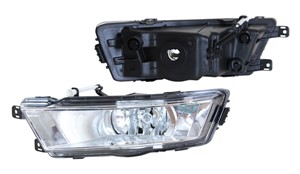 Sumuvalo, Eteen, vasen, SKODA RAPID, RAPID Spaceback, 5JA941699, 5JA941701
