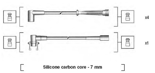 Sytytysjohtosarja MAGNETI MARELLI 941145130710