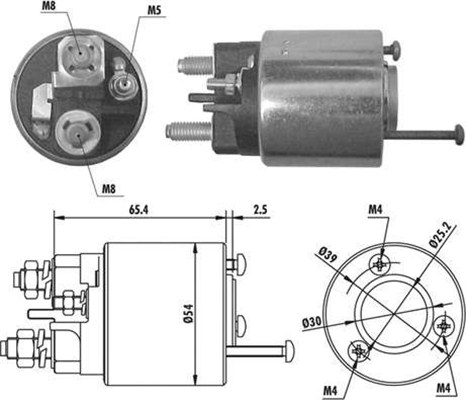 Magneettikytkin, käynnistin MAGNETI MARELLI 940113050066
