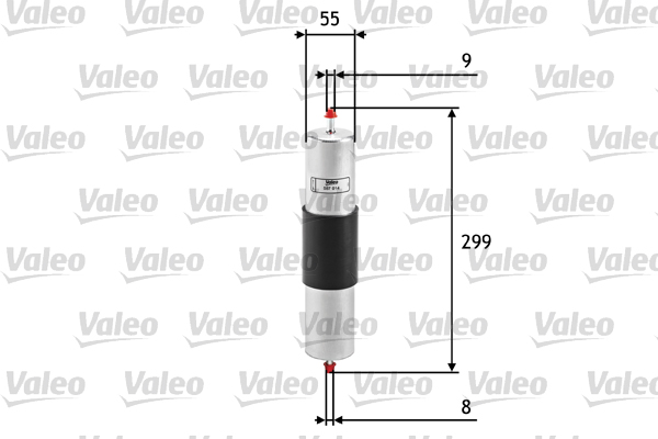 Polttoainesuodatin VALEO 587014