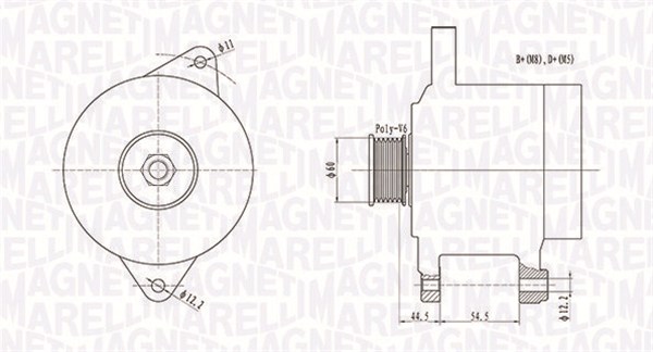 Laturi MAGNETI MARELLI 063731696010