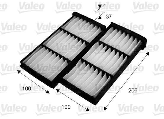 Raitisilmasuodatin VALEO 715545