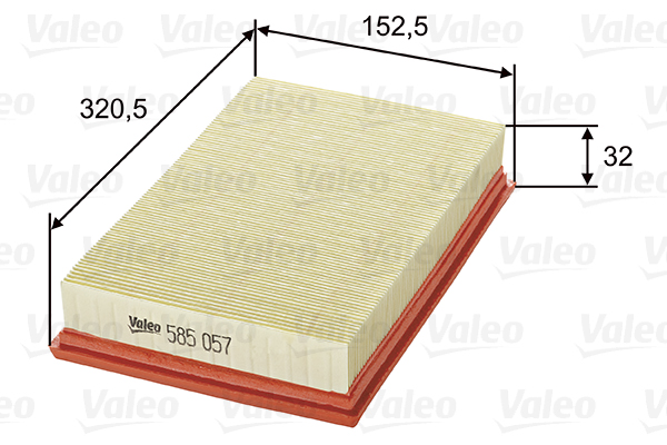 Ilmansuodatin VALEO 585057