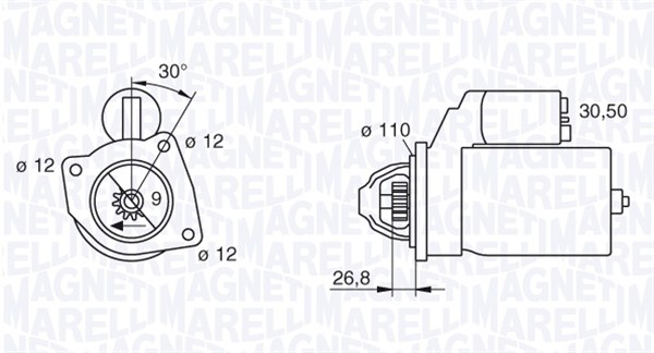 Startteri MAGNETI MARELLI 063216896010