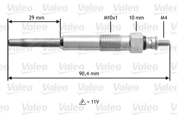 Hehkutulppa VALEO 345101