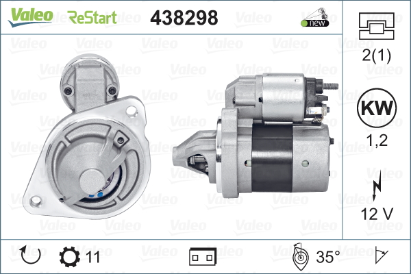 Startteri VALEO 438298
