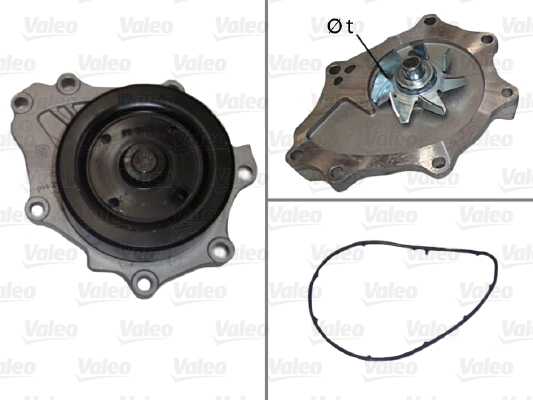 Vesipumppu VALEO 506905