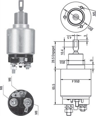 Magneettikytkin, käynnistin MAGNETI MARELLI 940113050271