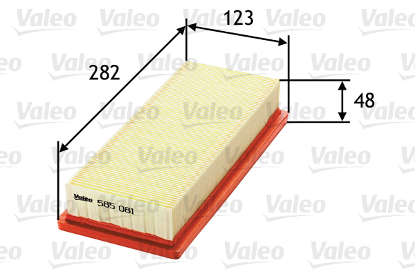 Ilmansuodatin VALEO 585081