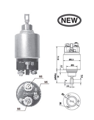 Magneettikytkin, käynnistin MAGNETI MARELLI 940113050543