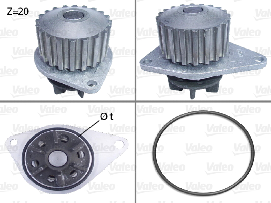 Vesipumppu VALEO 506035