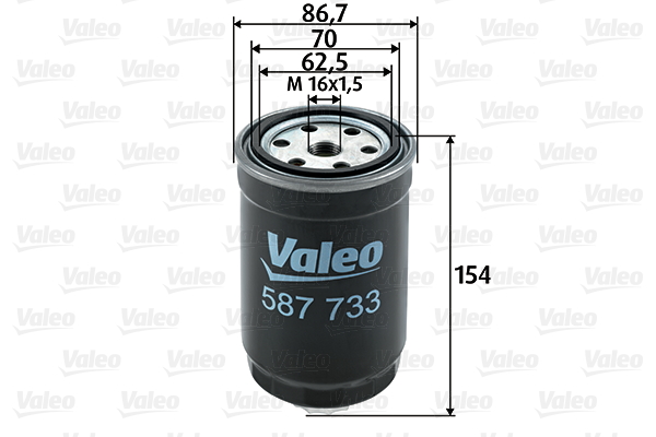 Polttoainesuodatin VALEO 587733