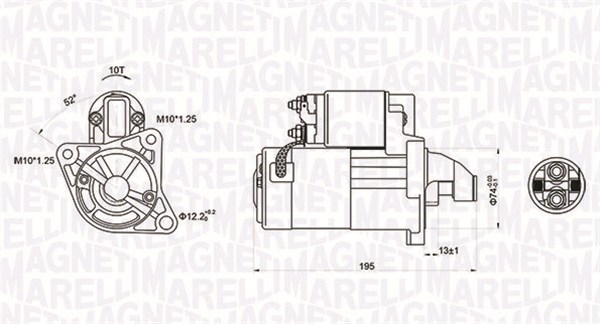 Startteri MAGNETI MARELLI 063721096010