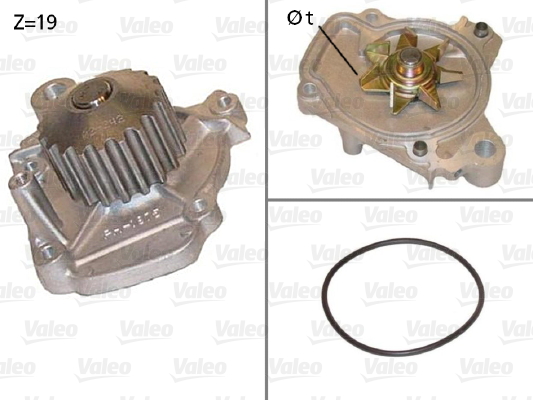 Vesipumppu VALEO 506441