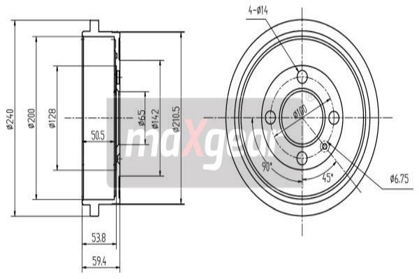 Jarrurumpu MAXGEAR 19-1344