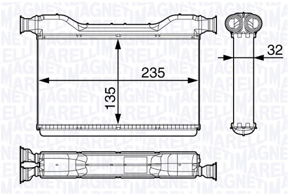 Lämmityslaitteen kenno MAGNETI MARELLI 350218354000