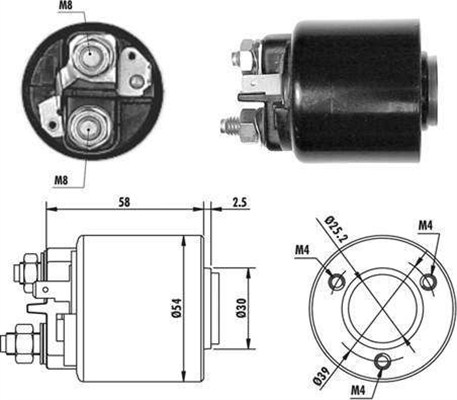 Magneettikytkin, käynnistin MAGNETI MARELLI 940113050060