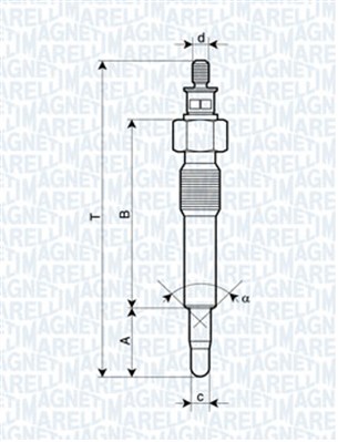 Hehkutulppa MAGNETI MARELLI 062583202304